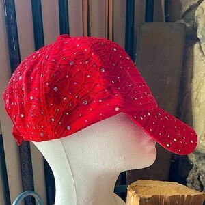HCC Red Sequins Hat